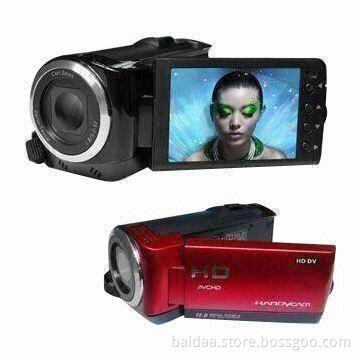Digital Video Camera with 2.4-inch LCD Display, AVI/WAV/JPEG Formats and Li-ion Battery Power Supply